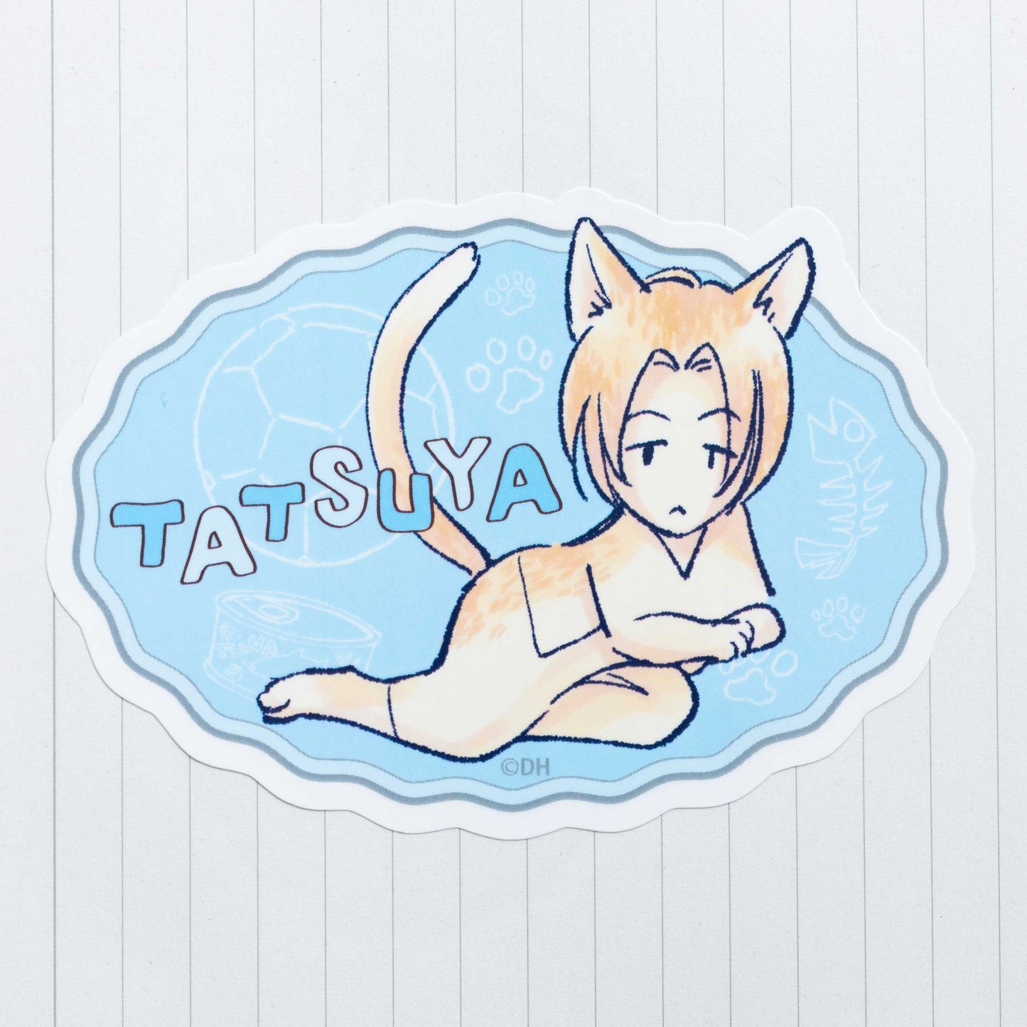 ホイッスル!ちびねこステッカー