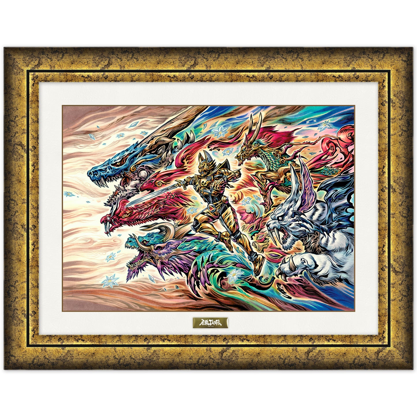 牙狼画展 直筆サイン入り複製原画 牙狼<GARO> TAIGA【A】