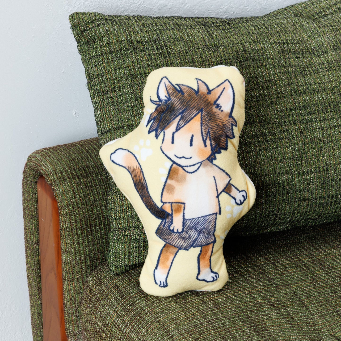 ホイッスル!ちびねこダイカットクッション【風祭 将】