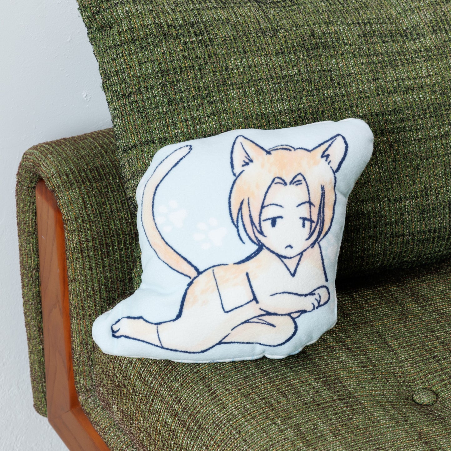 ホイッスル!ちびねこダイカットクッション【水野竜也】