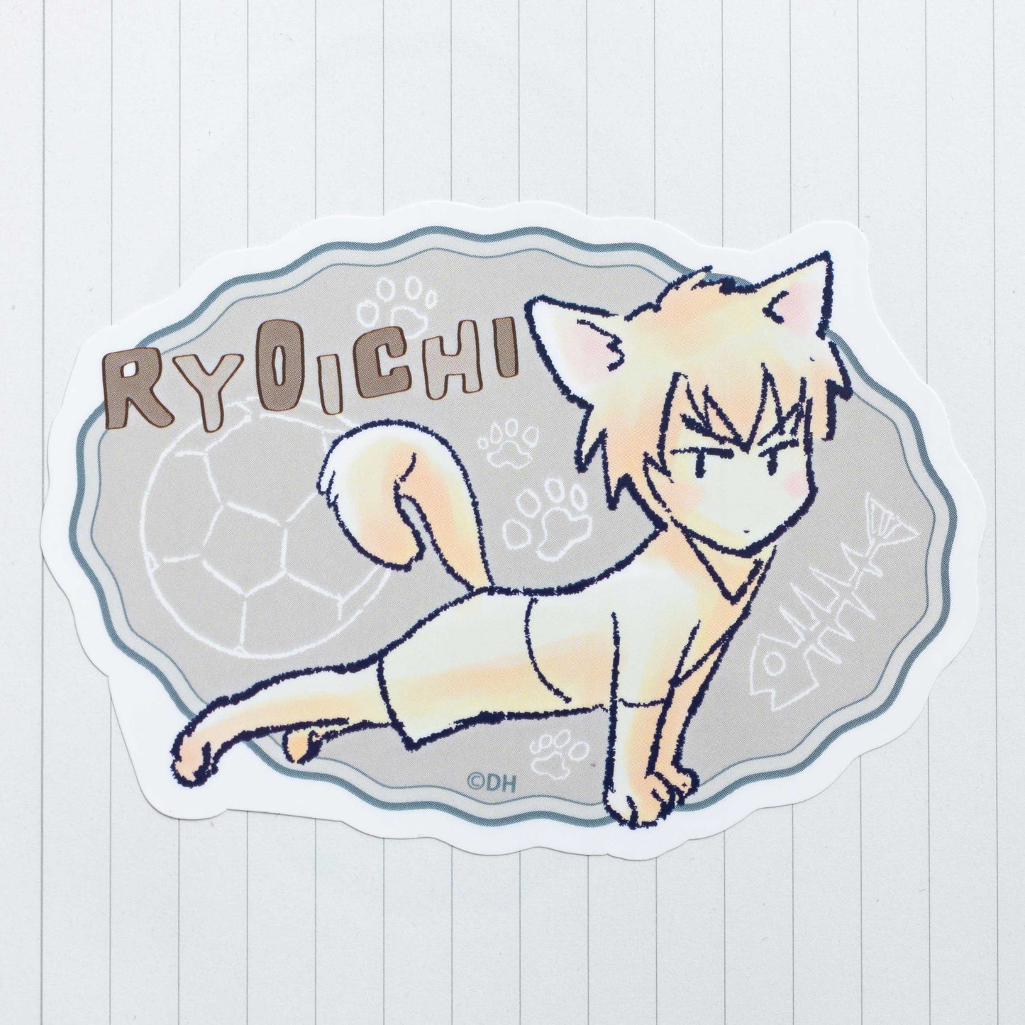 ホイッスル!ちびねこステッカー