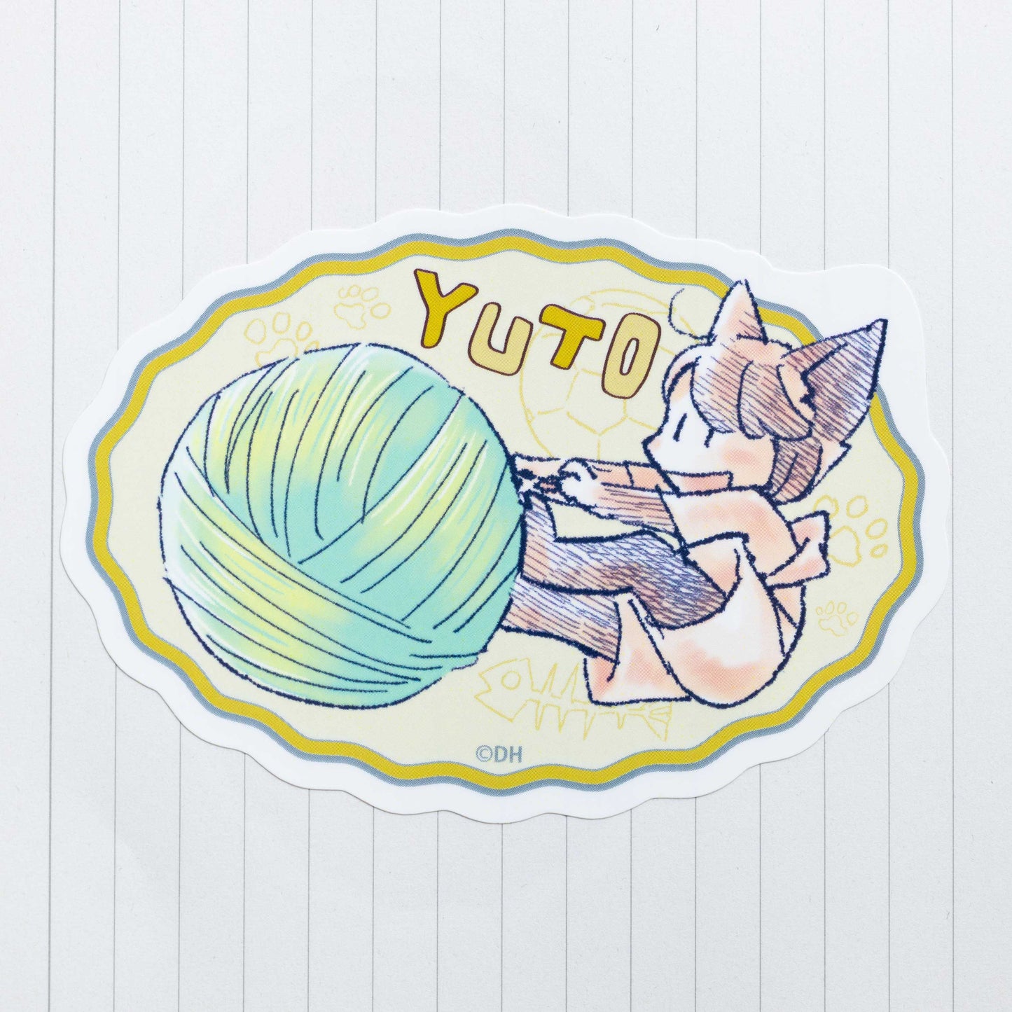 ホイッスル!ちびねこステッカー