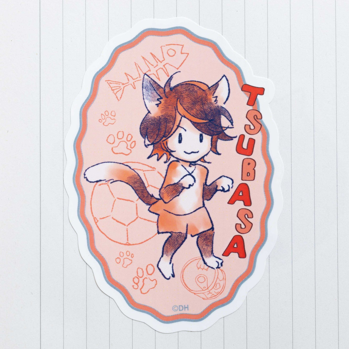 ホイッスル!ちびねこステッカー