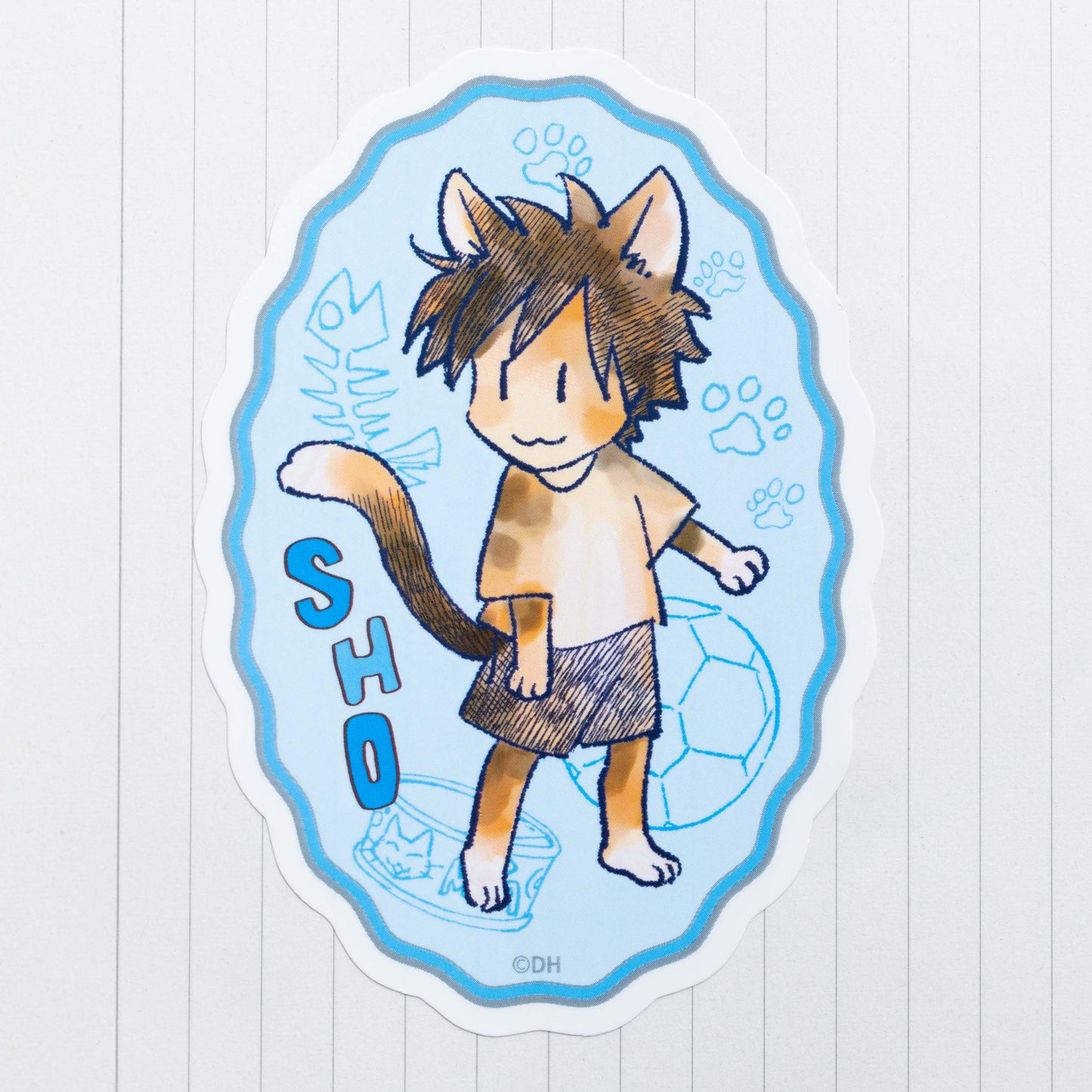 ホイッスル!ちびねこステッカー