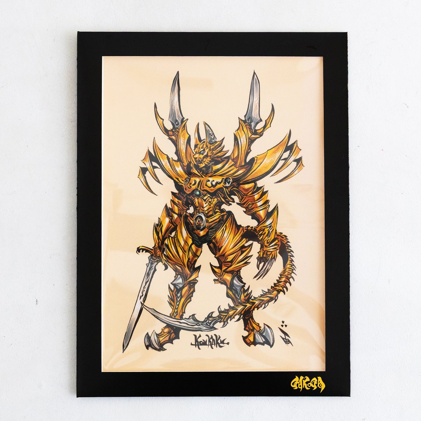 牙狼画展 アートコレクション【12】光覚獣身ガロ