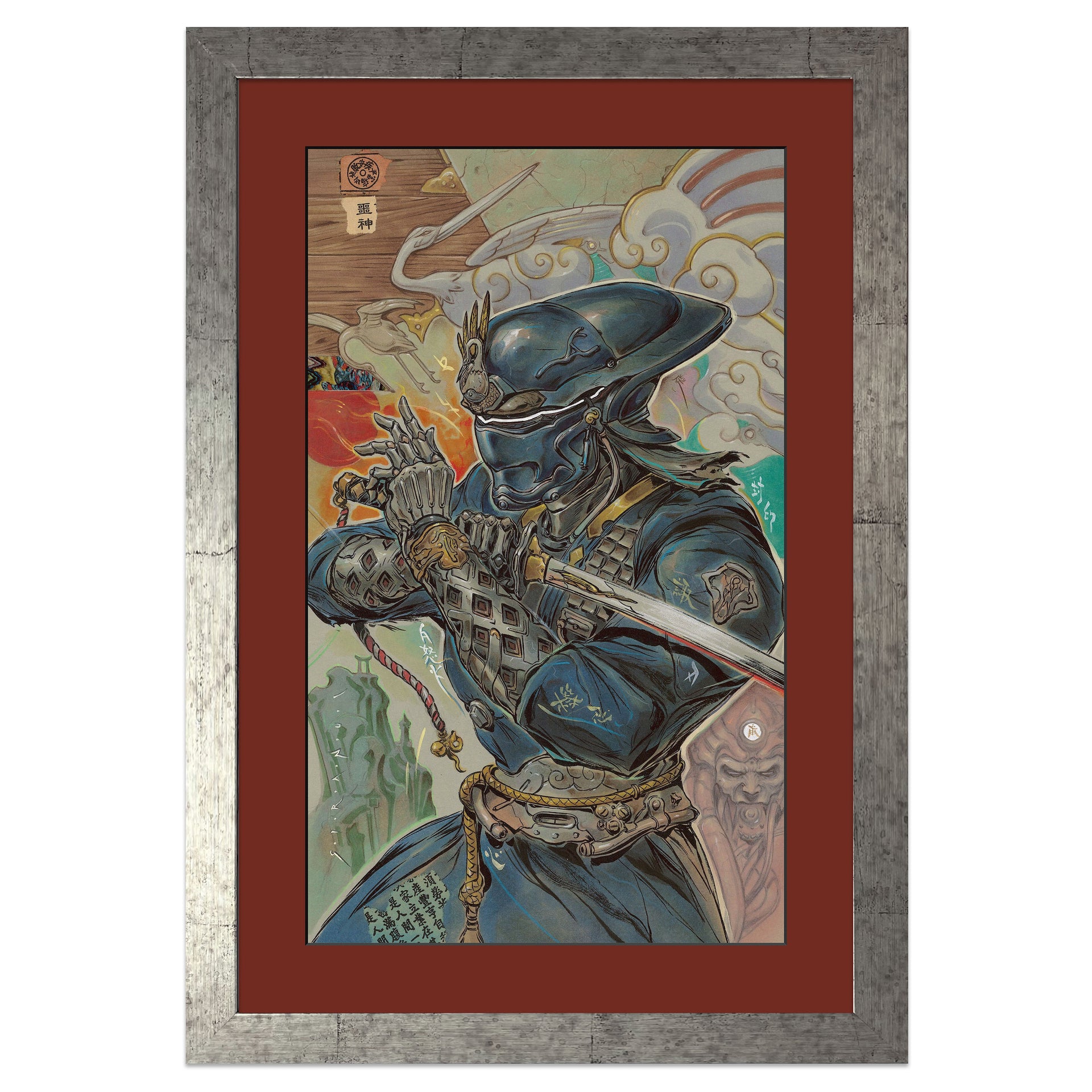 雨宮慶太仕事展-界- 直筆サイン入り複製原画【未来忍者B】 – FAV ALL