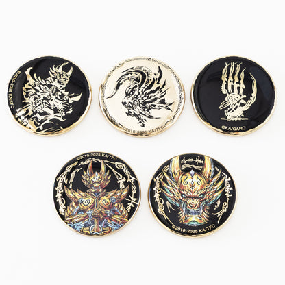 牙狼画展 トレーディングメタル缶バッジ【全5種】