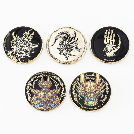 牙狼画展 トレーディングメタル缶バッジ【全5種】