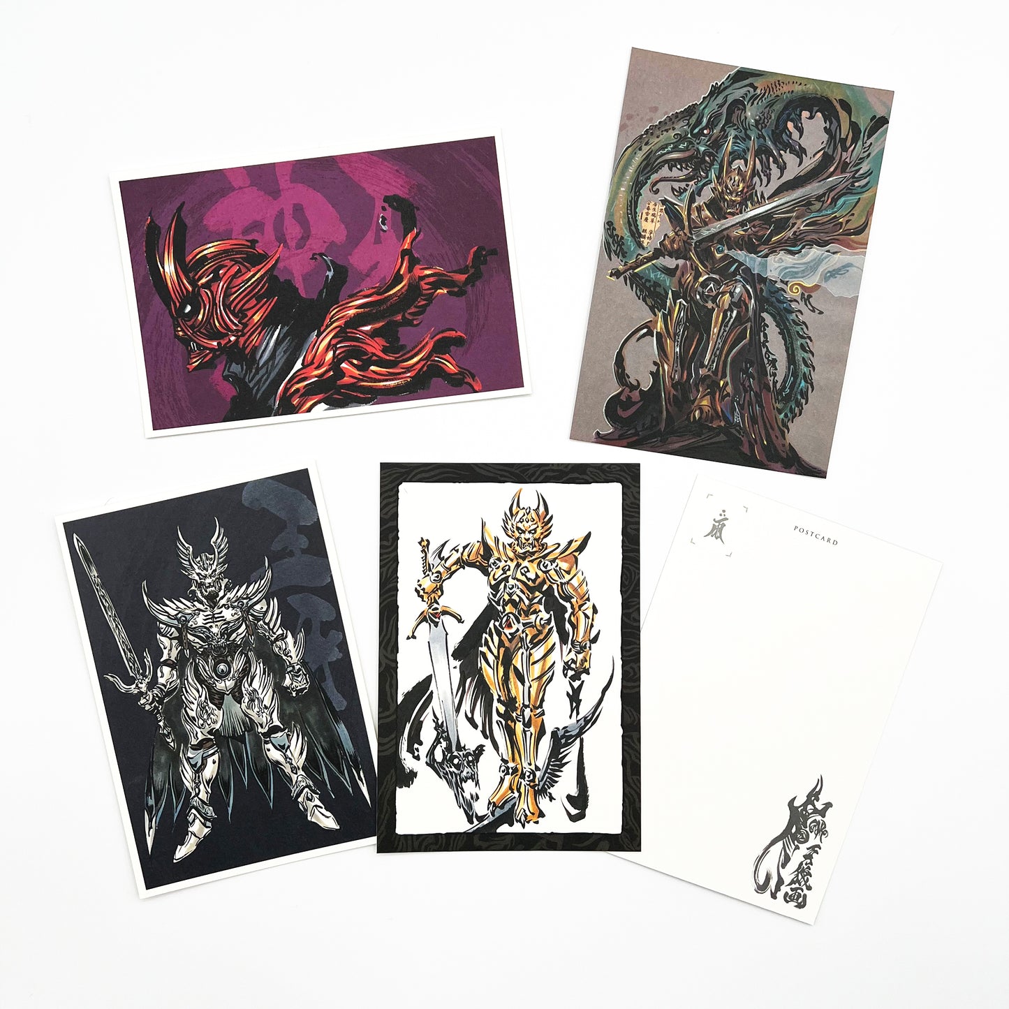 牙狼画展 ポストカード4枚セット【E】