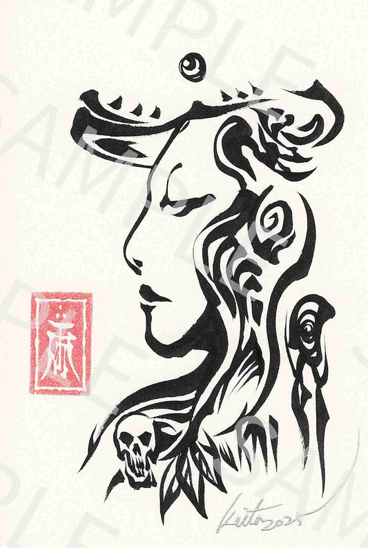 牙狼画展 直筆イラストカード04