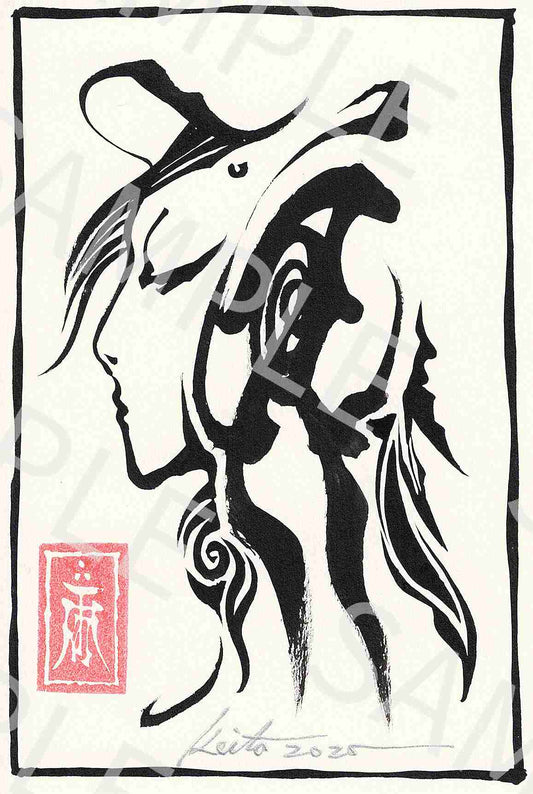 牙狼画展 直筆イラストカード19